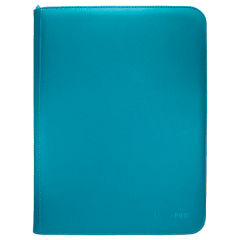 Vivid 9-Pocket Zippered PRO-Binder - Teal